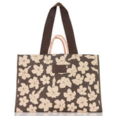 Puakenikeni Buds Carry It All Tote in Chocolate