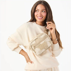 Hana Hou Keep It Light Hip Pack in Creme on Dune