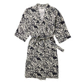 Staycation Robe | Textile Cone - White on Black