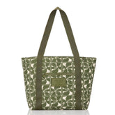 Lattice Keep It Light Zipper Tote in Olive
