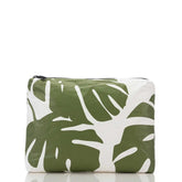 Mid Monstera Pouch in Seaweed l ALOHA Collection
