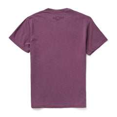 Applique Short Sleeve in Plum