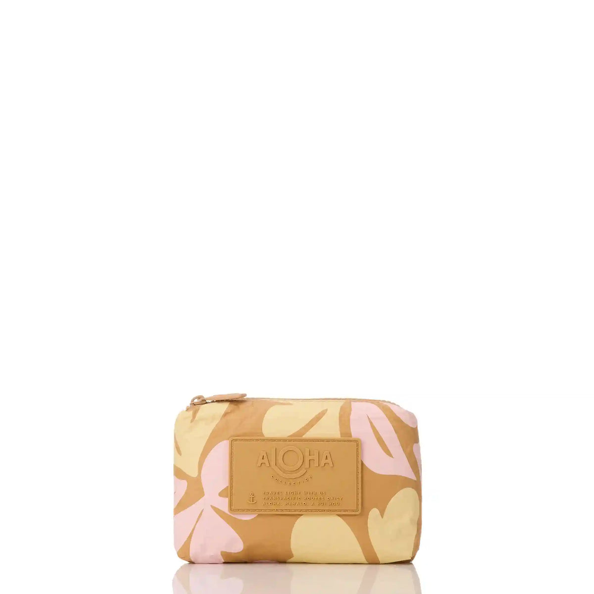 Swoosh Mini Pouch in Hey Girl on Tan