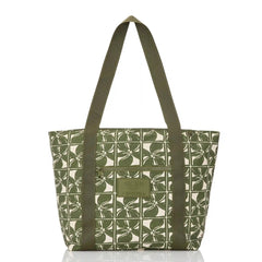 Lattice Keep It Light Zipper Tote in Olive