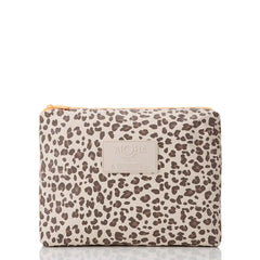 Leopard Cub Mid Pouch in Coconut