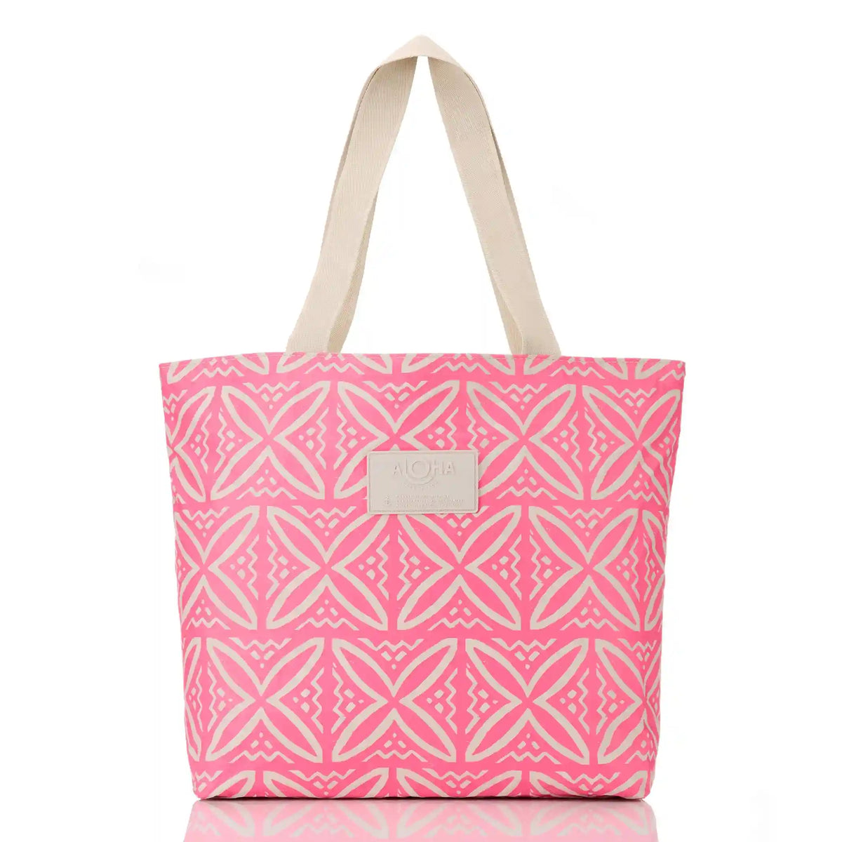 Pasifika Day Tripper in Neon Pink on Sandstone
